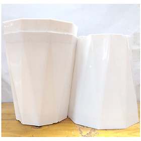3 Chậu nhựa Kim Cương SO2, KT Miệng 21cm x Cao 24cm