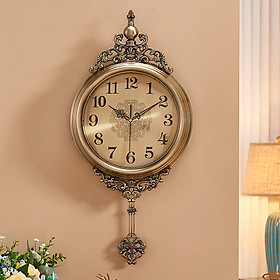 Đồng hồ treo tường phong cách Tân cổ điển - Đẹp không gian phòng khách
