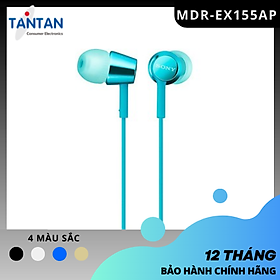 Mua Tai nghe NHÉT TAI Sony MDR-EX155AP | FREESHIP | Loa Dynamic 9mm - Đeo thoải mái - Dải âm tần cao - Độ nhạy 103dB/mW | Hàng Chính Hãng