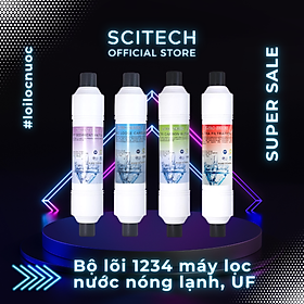 Mua Bộ lõi số 1 2 3 4 K-Pro Series by Scitech (Lõi PP-GAC-CTO-UF) dùng cho máy lọc nước nóng lạnh  máy lọc nước UF - Hàng chính hãng