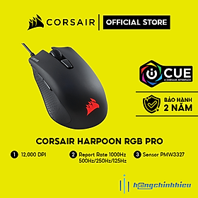 Chuột Corsair Harpoon RGB PRO CH-9301111-AP Hàng chính hãng