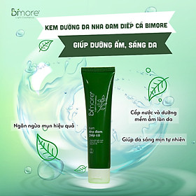 Kem dưỡng da nha đam diếp cá Bimore dưỡng ẩm sáng da ngừa mụn 30ml