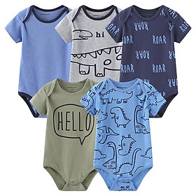 5 Cái/lốc Bé Rompers Cotton Áo Liền Quần Quần Áo Sơ Sinh Roupas De Bebe Bé Trai Gái Jumpsuit & Quần Áo Cho Trẻ Em Áo Liền Quần Mùa Đông - 3M