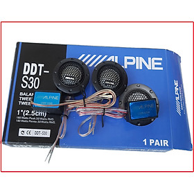 Loa ô tô -  Loa Treble ALPINE DDT-S30 cao cấp công suất 180Watts độ âm thanh cho xế yêu cực chất.