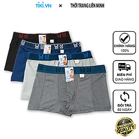 Quần lót nam boxer CITYMEN lưng Hàn Quốc cao cấp vải lạnh co dãn 4 chiều mềm mại thoáng khí thấm hút tốt, quần xịp sịp đùi nam bao đổi trả 90 ngày
