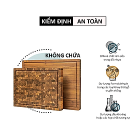 Mua Khay gỗ xẻ rãnh để bánh mỳ  thực phẩm và làm thớt IBIE