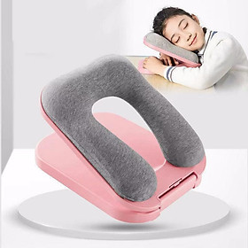 Gối Ngủ Ngủ Trên Bàn Cho Người Lớn Và Trẻ Em, Gối Ngủ Trưa Hình Chữ U Có Thể Gập Lại Thoải Mái Cho Học Sinh Gối Du Lịch Mút, Gối Bên Giảm Đau Cổ