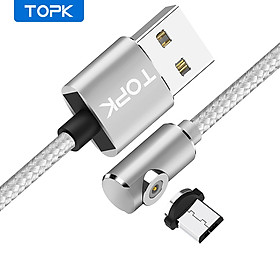 Mua Cáp sạc nam châm TOPK AM51 USB to Micro Cáp Sạc Cho Điện Thoại Di Động Samsung Xiaomi Huawei - Hàng chính hãng