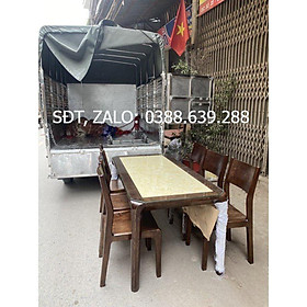 Bàn mặt đá cao cấp  6 ghế