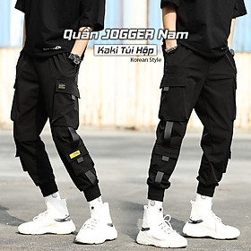 Quần thể thao nam kaki TinoFun mã TT46 thô túi hộp Cao Cấp jogger bó ống co giãn vải đẹp ống dài Hàn Quốc hè thu