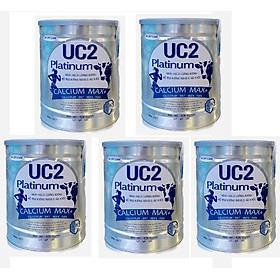 Combo 5 lon Sữa non UC2 Platinum Calcium Max lon 850g