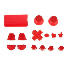 2x L2 R2 L1 R1 Thumbstick Button Mod Set for Sony PS4 Game Controller -Red