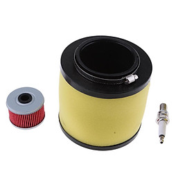 Oil Filter, Air Filter & Spark Plug for Honda Rancher TRX400 Tune Up Kit