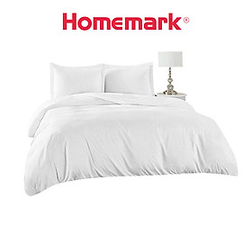 Vỏ chăn khách sạn Hanvico by Homemark chất liệu cotton cao cấp dày dặn màu trắng chuẩn 5 sao 