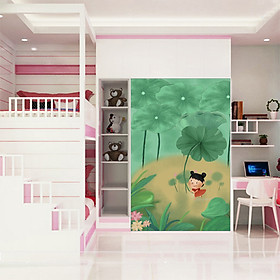 Tranh dán phòng em bé và cỏ may mắn TMN-18