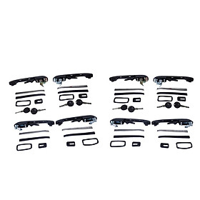 8 X New Exterior Door Handle for  Golf Jetta Front And Rear