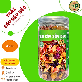 TRÁI CÂY SẤY DẺO MIX NHIỀU LOẠI HẠT GIÀU CHẤT DINH DƯỠNG - HỘP 450G