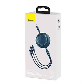 Mua Baseus -BaseusMall VN Cáp sạc dây rút 3 đầu thế hệ mới Baseus Bright Mirror 3 in 1 ( 3.5A ) (Hàng chính hãng)
