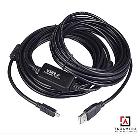 Mua Dây Cáp USB 2.0 To Mini-B 8-Pin - Chụp Ảnh Flatlay Bằng Liveview - Dài 10m