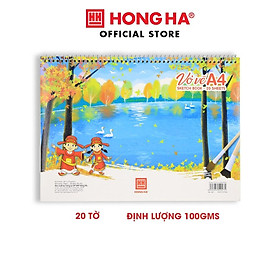 Vở Vẽ Lò Xo A4 Trạng Nguyên Hồng Hà 20 tờ - 4927