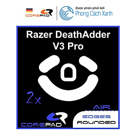 Mua Feet chuột PTFE Corepad Skatez AIR Razer DeathAdder V3 Pro - 2 Bộ - Hàng Chính Hãng