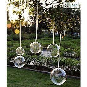 Trái châu trong suốt trang trí noel X-PKTCT-72