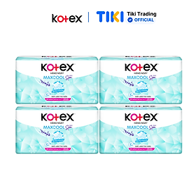 Combo 4 Băng Vệ Sinh Kotex Hàng Ngày Max Cool French Spa 40 miếng