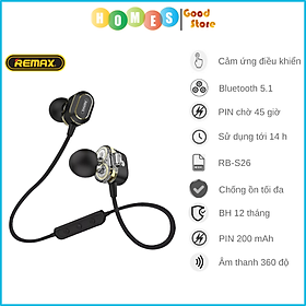 Tai Nghe Bluetooth Thể Thao REMAX RB-S26 - Hàng Chính Hãng