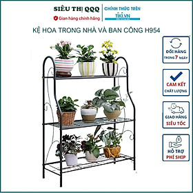 Mua Kệ để hoa  và cây cảnh trong nhà 3 tầng đẹp - Hàng chính hãng