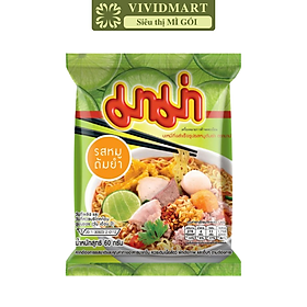 MAMA - Mì Mama gói nhỏ hương vị Thịt heo Tomyum, Mama mì thịt heo Tomyum Mama, Mì Ma Ma Thái Lan (55g/gói)