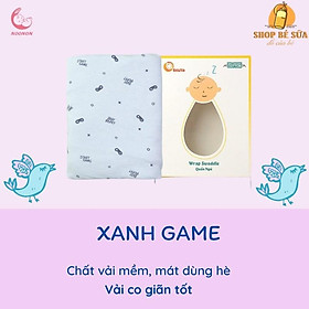 Quấn Chũn Nhộng Chũn - Khăn Quấn Mùa Hè Cho Bé Ngủ Ngon, Sâu Giấc, Mát Mẻ - QC01