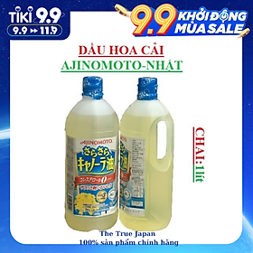 Combo 2 chai dầu Ăn Hoa Cải Ajinomoto (1000g) - Bổ Sung Omega 3 & 6 Nhật Bản