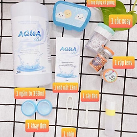 Combo lens kính áp tròng ( mua 1 được 9 )