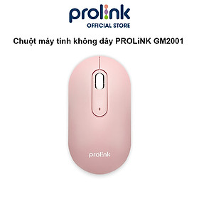 Hình ảnh Chuột máy tính không dây PROLiNK GM2001 chống ồn, kháng khuẩn, độ nhạy cao, tiết kiệm pin dành cho PC, Laptop - Hàng chính hãng