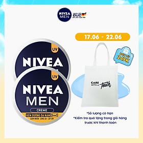 Combo 2 Kem Dưỡng Da Nam NIVEA MEN Creme 3in1 Giúp Giảm Nhờn, Sáng Da, Cấp Ẩm (30ml) - 83923