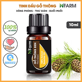 Tinh dầu gỗ thông đen N Farm. Tinh dầu thiên nhiên nguyên chất.