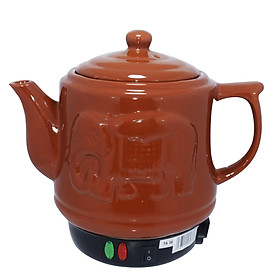 Ấm sắc thuốc Trường An TA36 nâu - Hàng chính hãng - Gốm sứ cao cấp - Điện gia dụng - Siêu thuốc - Siêu điện - Ấm sắc thuốc bằng điện - Dụng cụ nấu thuốc -Hàng Việt Nam chất lượng cao