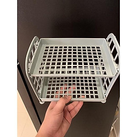 Mua Kệ Nhựa Mini 2 Tầng Nhỏ Gọn Đựng Đồ Tiện Lợi
