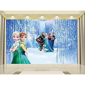 Mua Tranh dán tường 3d công chúa elsa - tránh dán phòng bé - tranh dán tường mầm non TB25