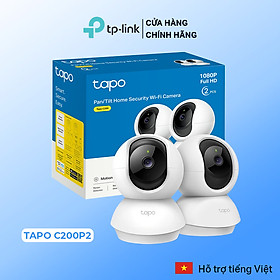 Bộ Combo 2 Camera WiFi TP-Link Tapo C200P2 / C210P2 Quay Quét 360 độ Full HD 2MP/3MP - Hàng Chính Hãng