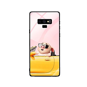 Ốp Lưng Kính Cường Lực cho điện thoại Samsung Galaxy Note 9 - Pig Cute 05