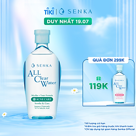 Nước tẩy trang ngừa mụn Senka 230ml