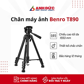 Mua Chân máy ảnh Benro T890 + Kẹp điện thoại Ulanzi ST-02 - Hàng Chính Hãng