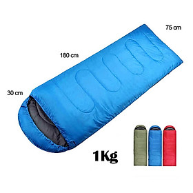 Hình ảnh [KHUYẾN MÃI] Túi ngủ văn phòng, dùng khi đi phượt, cắm trại, picnic cho cá nhân thiết kế có khóa kéo, kèm túi đựng cất gọn khi mang đi xa, chất liệu vải có lót bông mỏng ở giữa