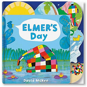 Elmer's Day: Tabbed Board Book : Tabbed Board Book