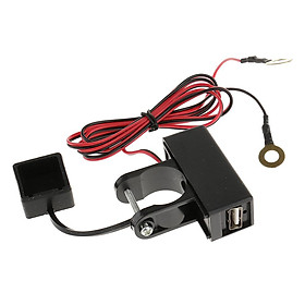 Motorcycle USB Mobile Phone  Charger Port Socket 12V Waterproof