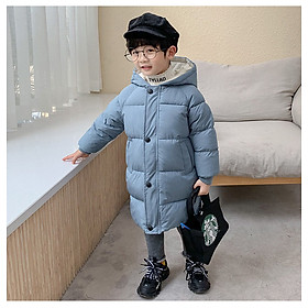Áo khoác trẻ em lót bông, áo khoác mùa đông dày , áo khoác thân dài trẻ em nam nữ phong cách Nhật Bản - AOK.BONGTE