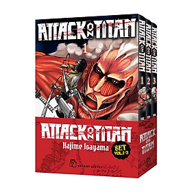 Truyện tranh Attack On Titan - Combo Tập 1 2 3 - Tặng kèm Card PVC + Card Shikishi