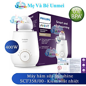 Máy hâm sữa và thức ăn siêu tốc Sunshine hiệu Philips Avent SCF358/00