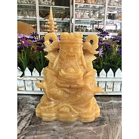 Mua Tượng ông Thần Tài kim tiền  thần phát  thần tiền cầm thỏi vàng phong thủy đá ngọc hoàng long đặt bàn thờ thần tài thổ địa